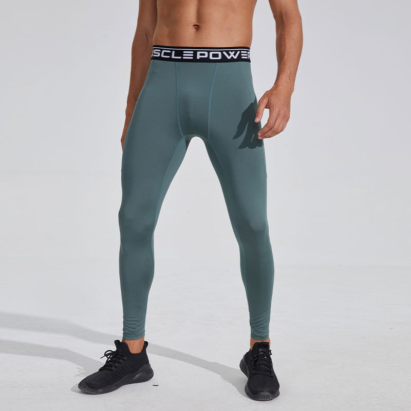  Men's Compression Pants with Built-In Pockets