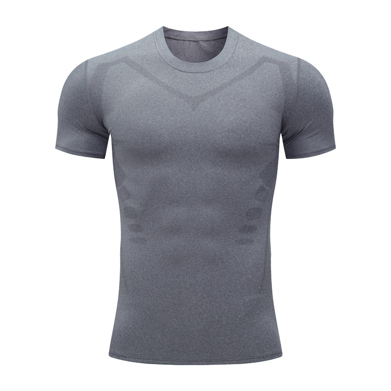 Men's Long Sleeve Compression Shirt, Ideal for Gym, Running, and Basketball Base Layer