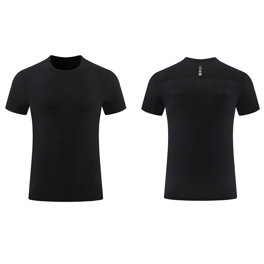 Men's Loose-fit Short Sleeve Sports T-Shirt, Breathable, Ideal for Fitness and Running