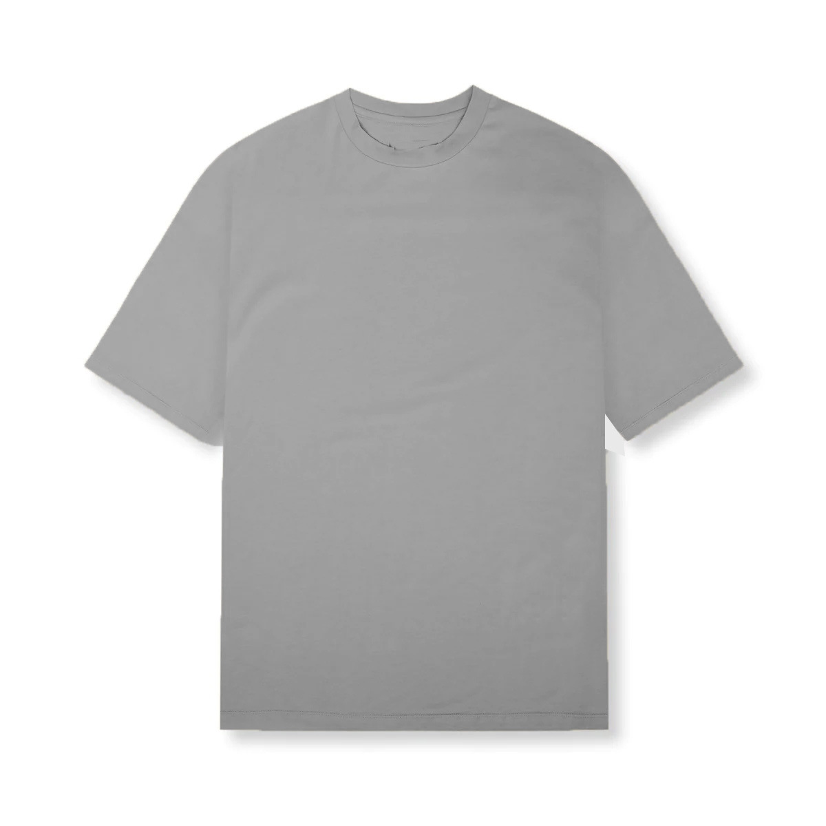 Solid Color Men's Loose-Fit Cotton Crew Neck Short Sleeve T-Shirt