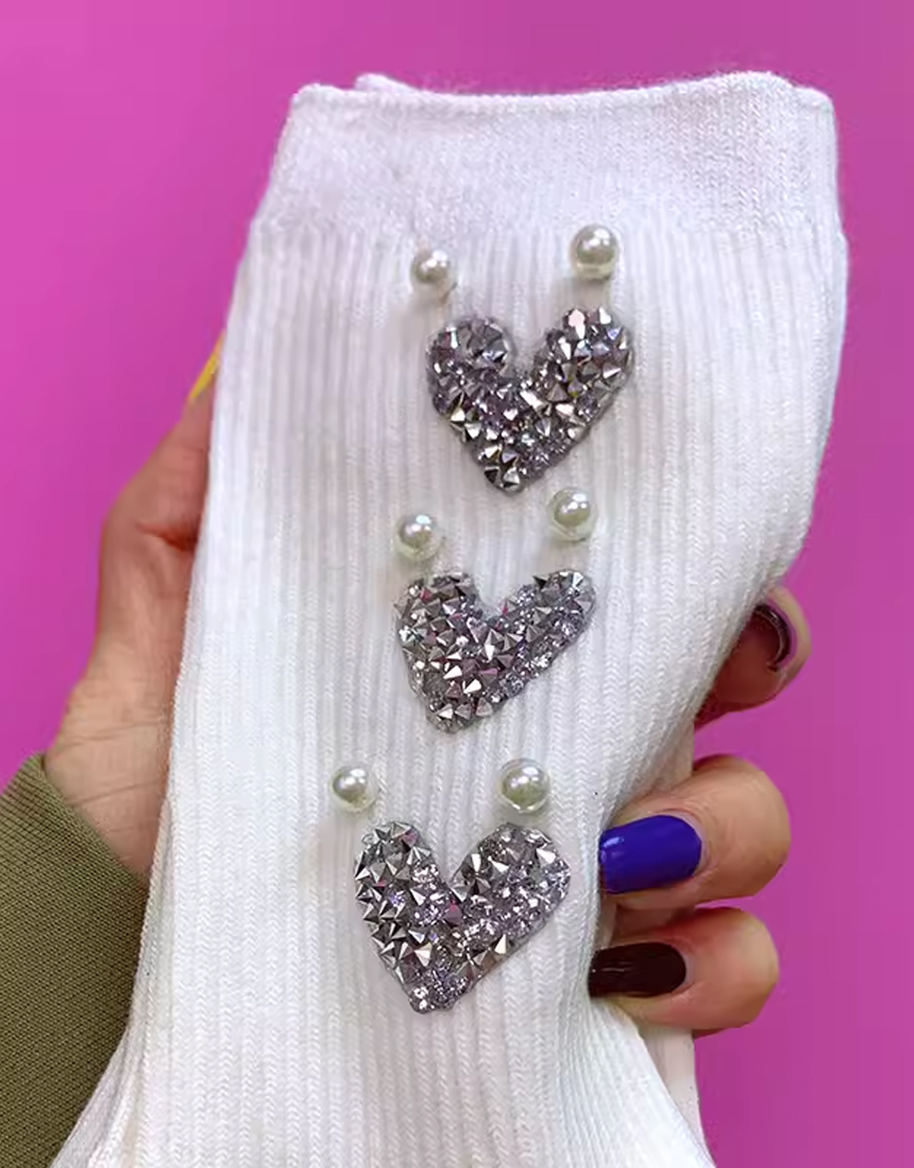 Love Pearl Hot Diamond Socks