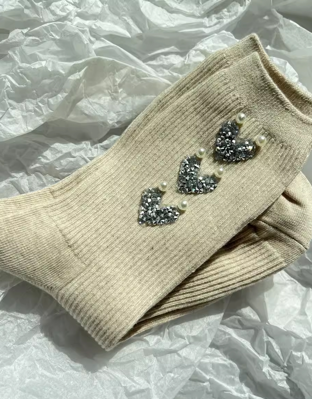 Love Pearl Hot Diamond Socks