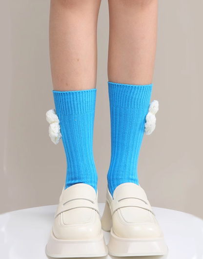 Y2K Water Ripple Light Thin Socks