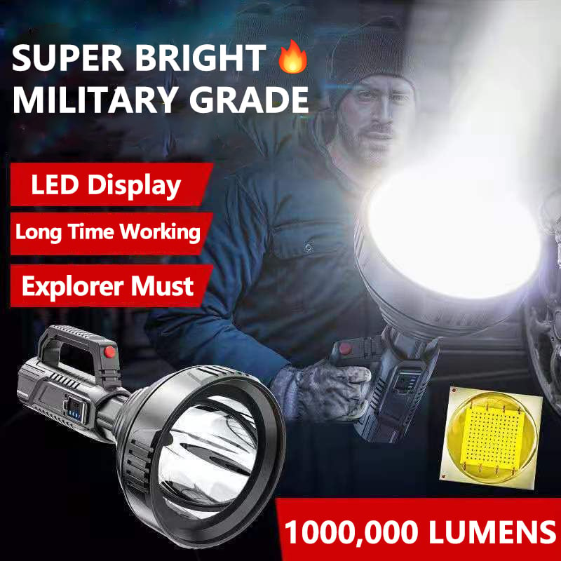 🔥Last Day 49% OFF🔥New German 1000000 lumens Waterproof Spot Lights Handheld Large searchlight