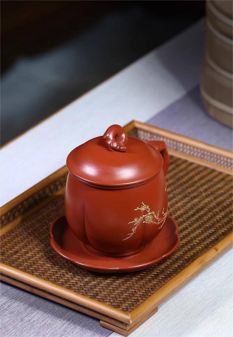 Yixing purely Zisha tea cup, single tea cup"xiangyuan"350ml