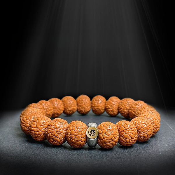 BlessingGiver Bodhi Seeds Mala Buddha Beads Rosary Blessing Charm Bracelet BlessingGiver