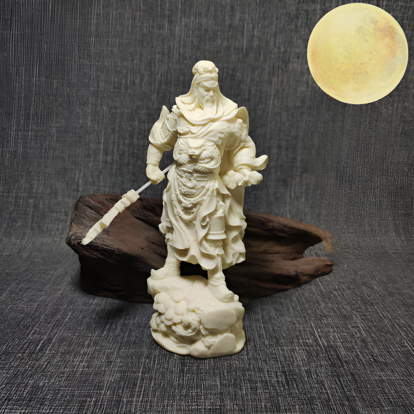 BlessingGiver Ivory Nut Guan Yu  Compassion Home Proction Decoration BlessingGiver