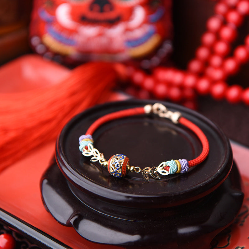 BlessingGiver Yunnan Ethnic Style Red String Protection Love Bracelet BlessingGiver