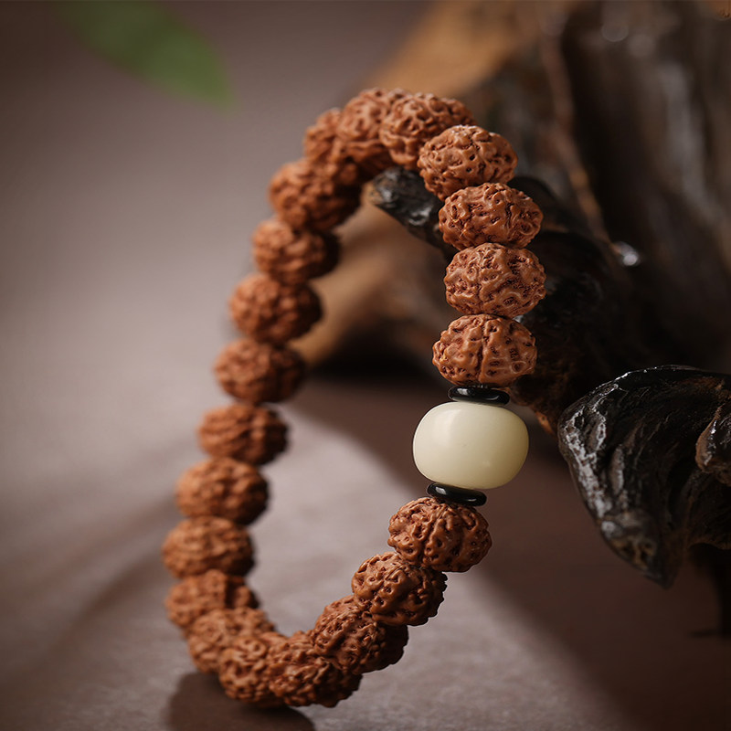 INNERVIBER Bodhi Seeds Mala Buddha Beads Rosary Blessing Charm Bracelet Bracelet INNERVIBER 2