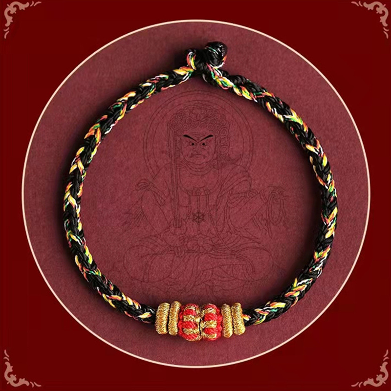 INNERVIBER Chinese Zodiac Lantern Knot Luck Braided String Couple Bracelet Bracelet INNERVIBER 6