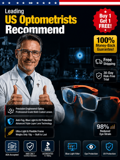 Smart Autofocus Reading Glasses: Clear Vision for Screens, Books & Driving
