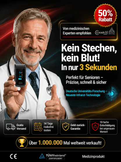 Premium-Gesundheitsüberwachungsgerät für Zuhause: 99,99% Präzision ohne Nadelstich