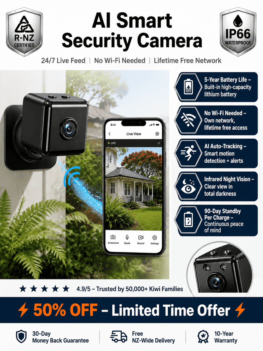 AI Smart Security Camera: Watch Your Feed From Anywhere