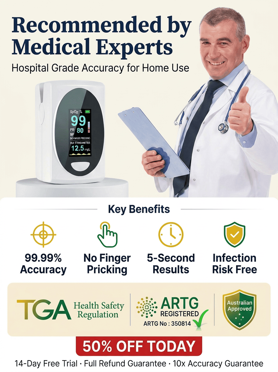 Home Pulse Oximeter: Pain-Free Blood Oxygen & Heart Rate Monitor