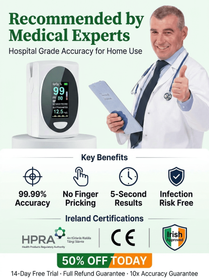 The Ultimate Home Health Analyzer | 99.99% Accuracy, No Needles & 50% Off Today
