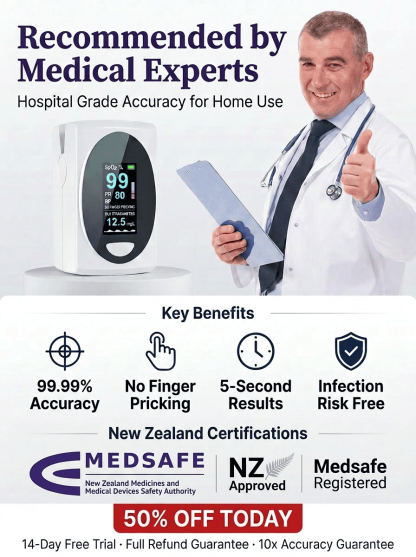 Professional Grade Home Vital Analyser - 99.99% Accuracy in Just 5 Seconds