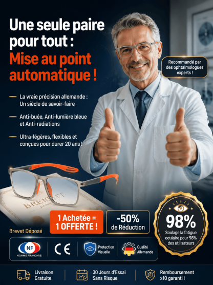 Lunettes de Lecture Autofocus : Vision Claire pour la Lecture, les Écrans et la Conduite