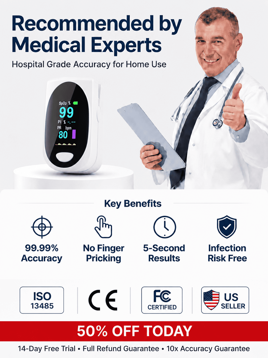 Non-Invasive Home Health Monitoring For Seniors: No More Finger Pricking