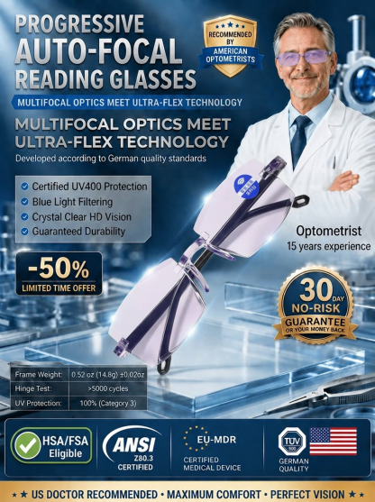  Smart Zoom ReadingGlasses: One Pair for Near, Far, and Everything in Between