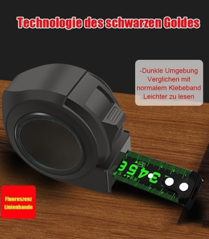 Fluoreszierendes Titanium-Bandmaß