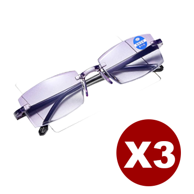 Anti blue light zoom reading glasses