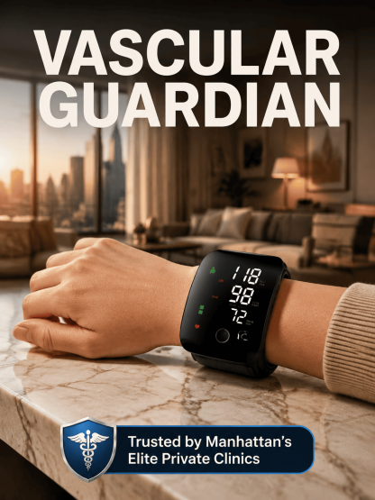Large Screen Digital Wrist Blood Pressure Meter with Voice Prompt
