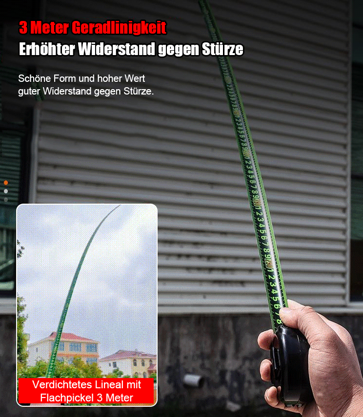 Fluoreszierendes Titanium-Bandmaß