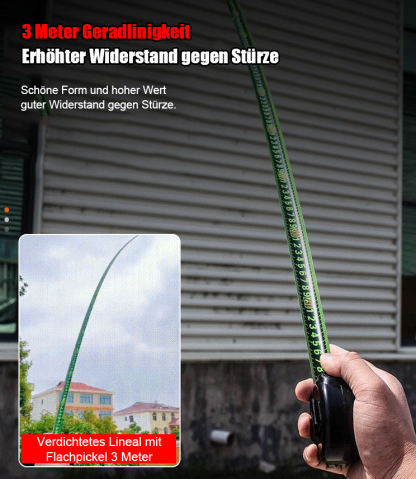 Fluoreszierendes Titanium-Bandmaß