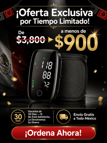 Dispositivo De Monitoreo De Salud Multifuncional Con Pantalla Clara Para Adultos Mayores