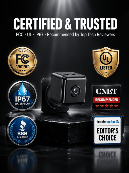 Smart Security Camera-No Wi-Fi needed, no wiring required, and 0 monthly fees—ever