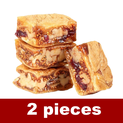 Black Sesame & Cranberry Fig Pastry