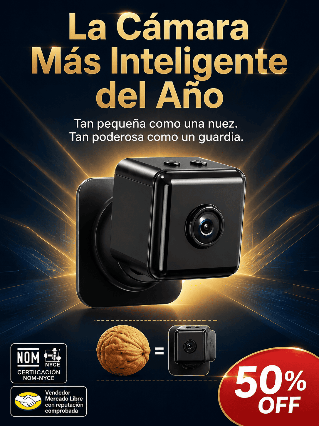 Protege tu Hogar con esta Cámara de Seguridad Inteligente: Sin Internet, Sin Cables y Sin Rentas