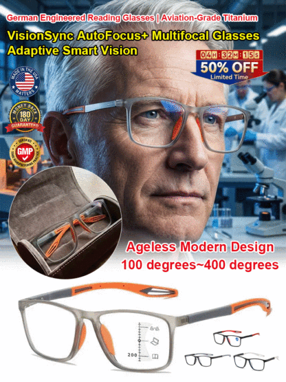 Ultra-clear TR Comfortable Presbyopic Glasses for Seniors with Eye Protection