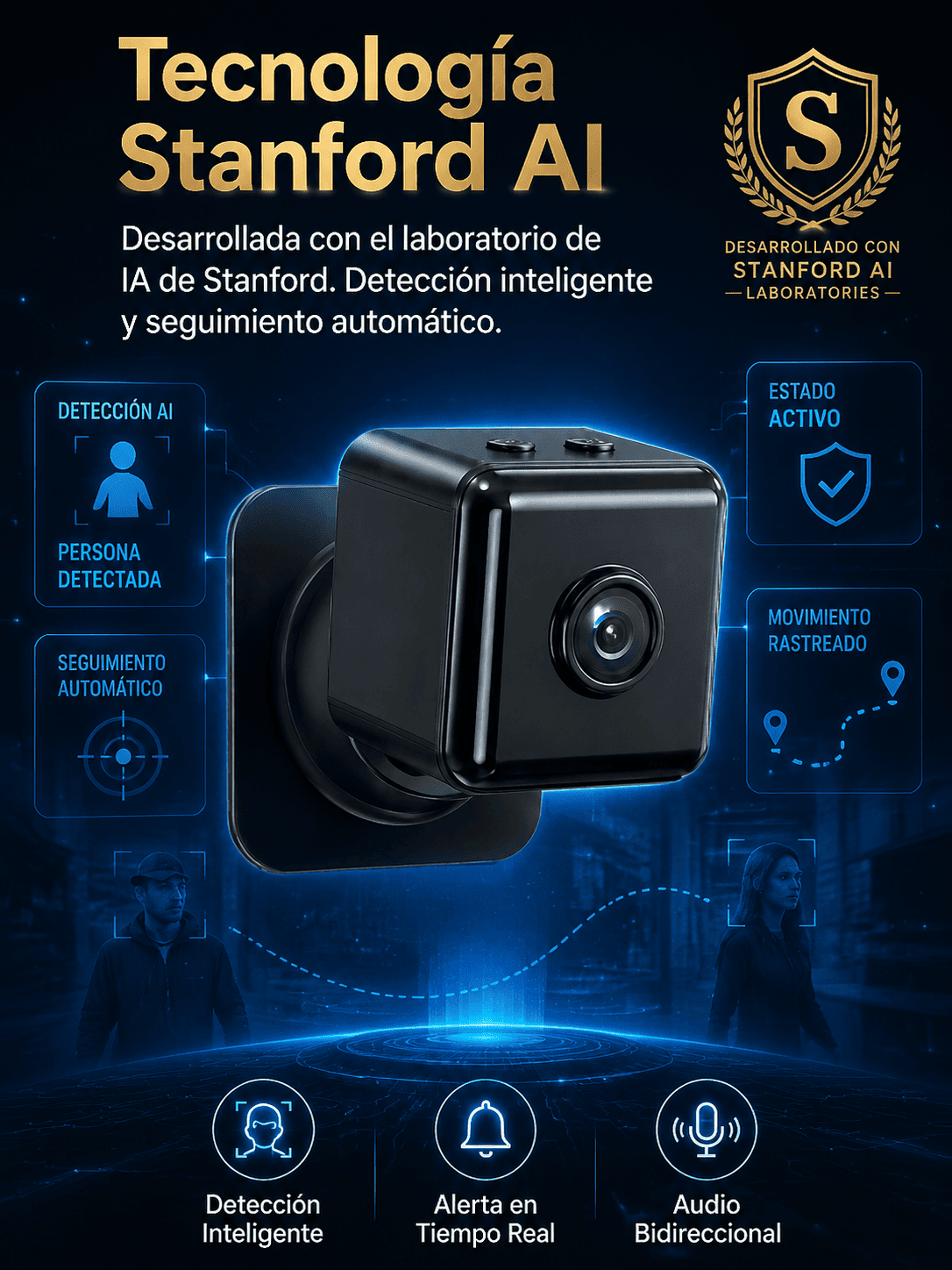 Protege tu Hogar con esta Cámara de Seguridad Inteligente: Sin Internet, Sin Cables y Sin Rentas