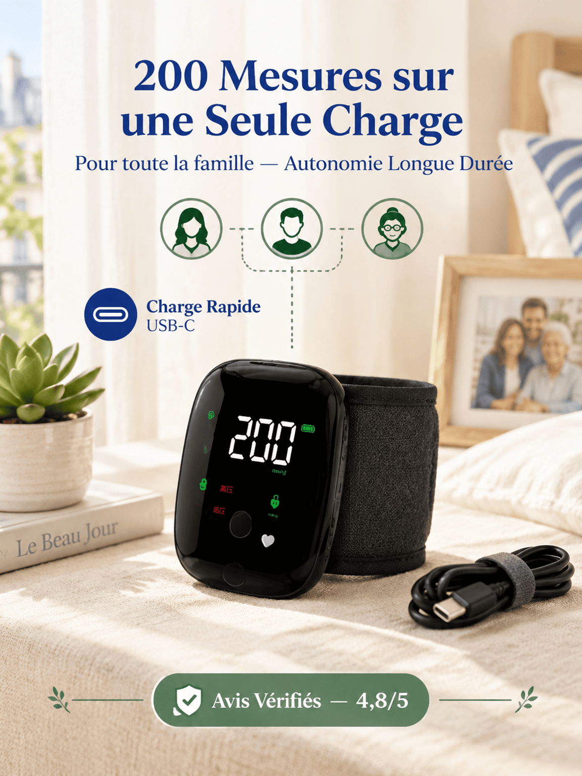 Tensiomètre Intelligent IA : idéal pour la santé des seniors