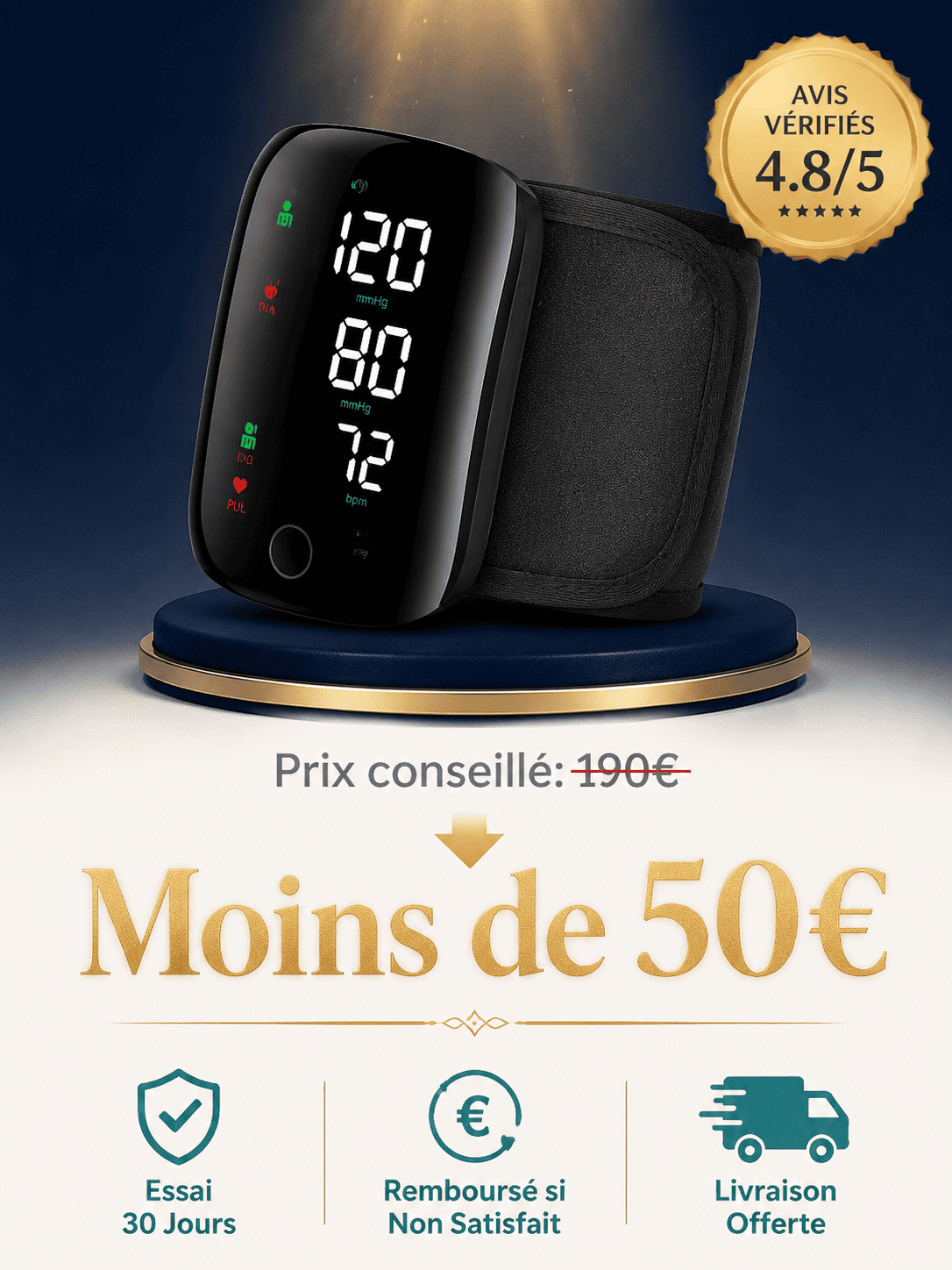 Tensiomètre Intelligent IA : idéal pour la santé des seniors