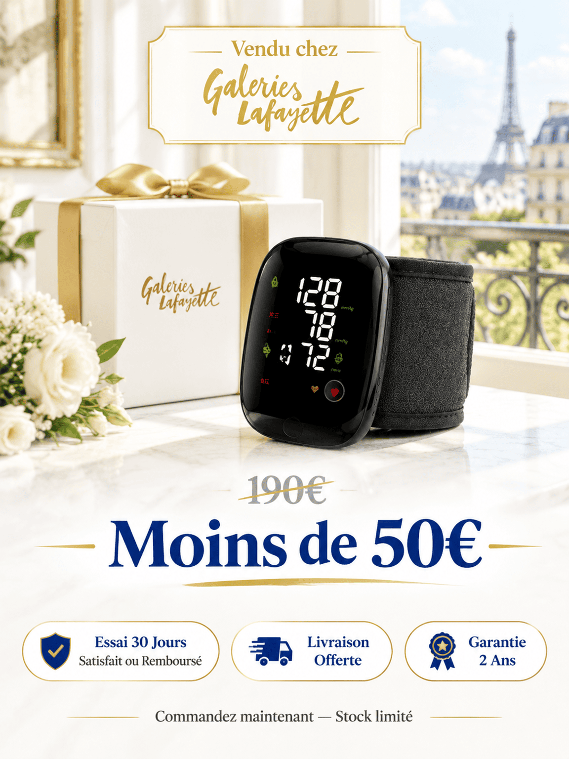 Tensiomètre Intelligent IA : idéal pour la santé des seniors