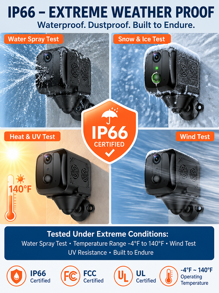 [Dual-Band Wi-Fi] Infrared Security Camera