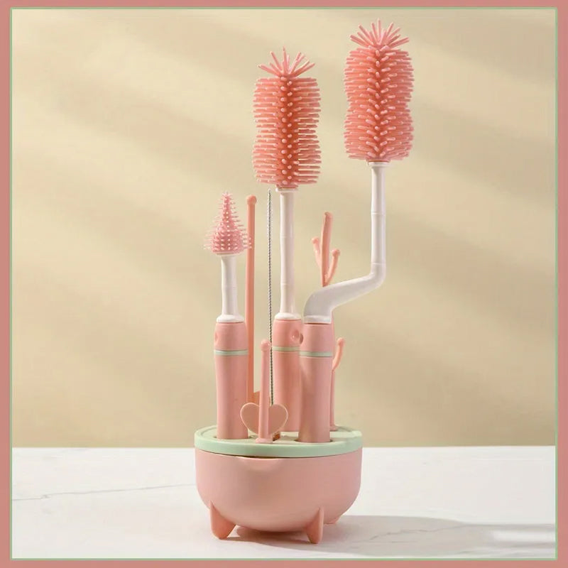 Baby spezifische rotierende Flasche Bürstenset