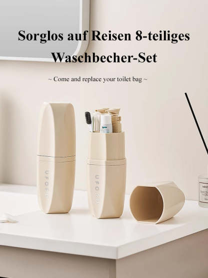 【Reisezauber】8-teiliges Reiseset für Becher