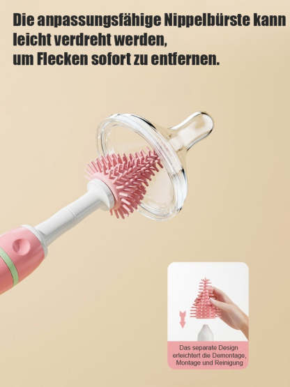 Baby spezifische rotierende Flasche Bürstenset