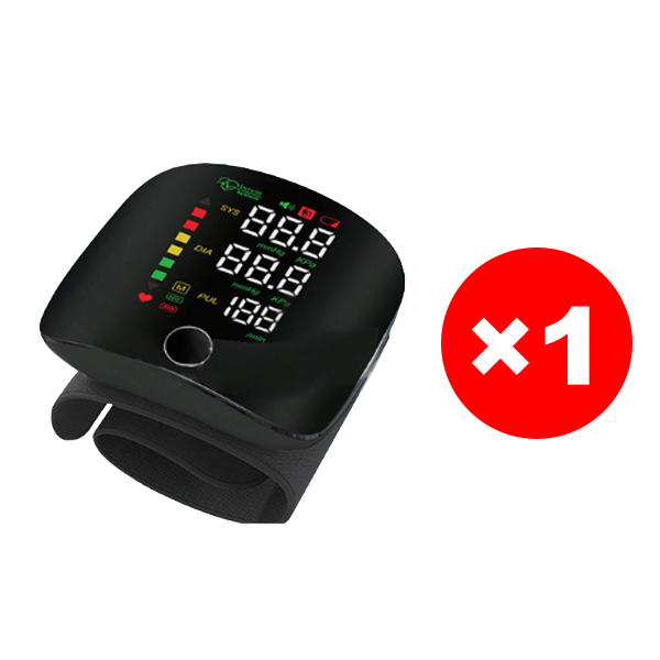 Large Screen Digital Wrist Blood Pressure Meter with Voice Prompt