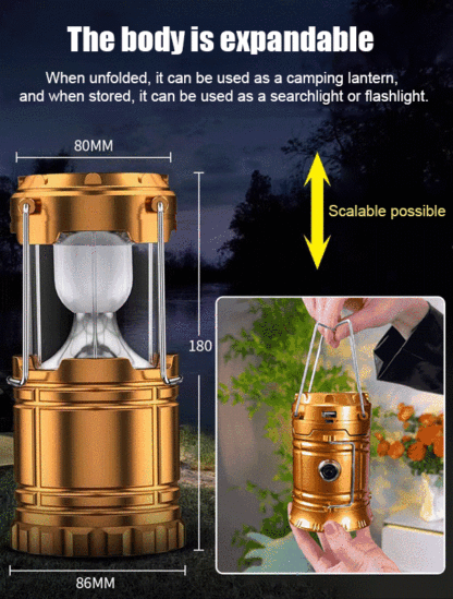 The Ultimate 3-in-1 Solar Survival Light: 200sqm Coverage & 30-Min Phone Charging