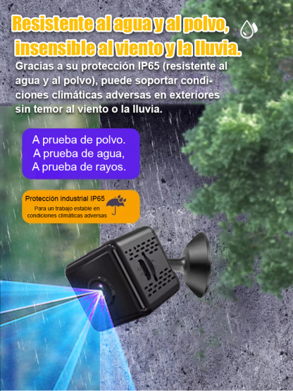 Cámara de Vigilancia Inteligente con Batería de 5 Años: Instálala Donde Quieras sin Taladros