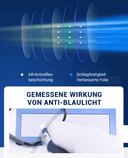 Ultraleichte und bequeme Anti-Blaulicht-Brille für Presbyopie