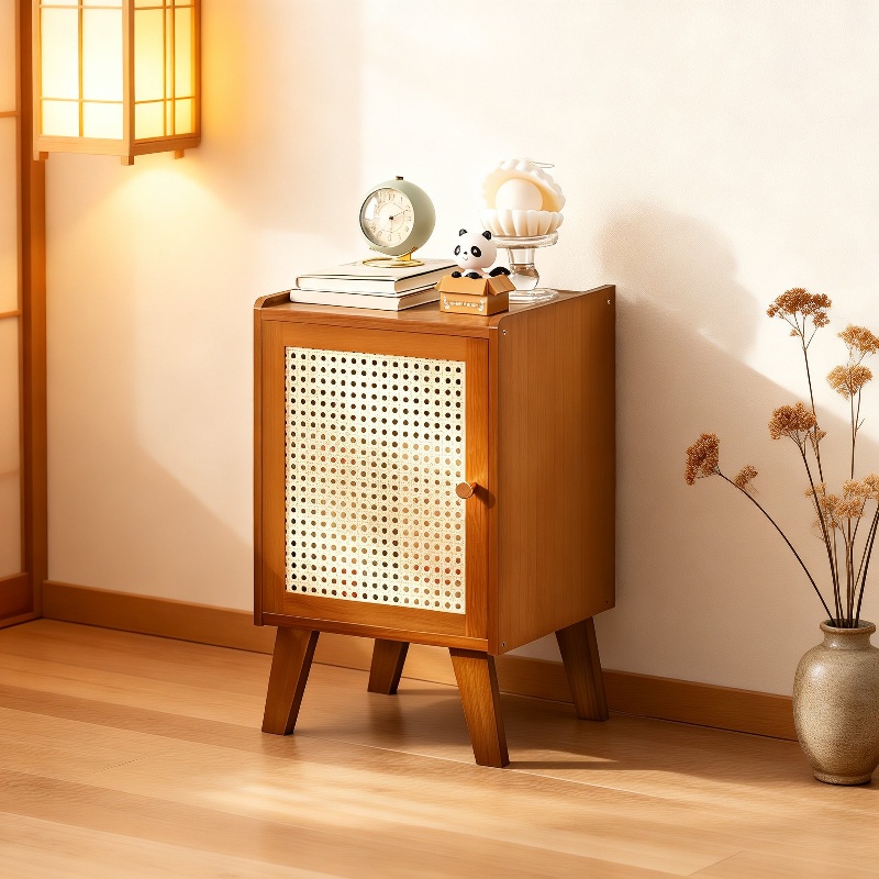 Bedside table rack small cabinet simple modern storage cabinet home bedroom rental room simple child