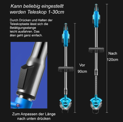 Schnurloser Lithium-Rasenmäher