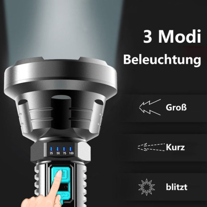 Wiederaufladbare LED-Taschenlampe
