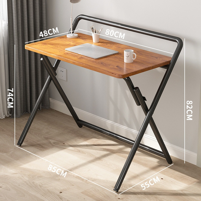 Kleiner Klapptisch Computer-Schreibtisch für Studentenwohnheim und Zuhause am Bett