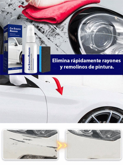 Spray Reparador de Arañazos: ¡Tu Coche Como Nuevo en 5 Minutos Sin Pisar el Taller